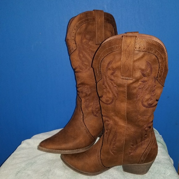 Women's boots Rampage Western "Tammy" mid calf - Picture 2 of 4